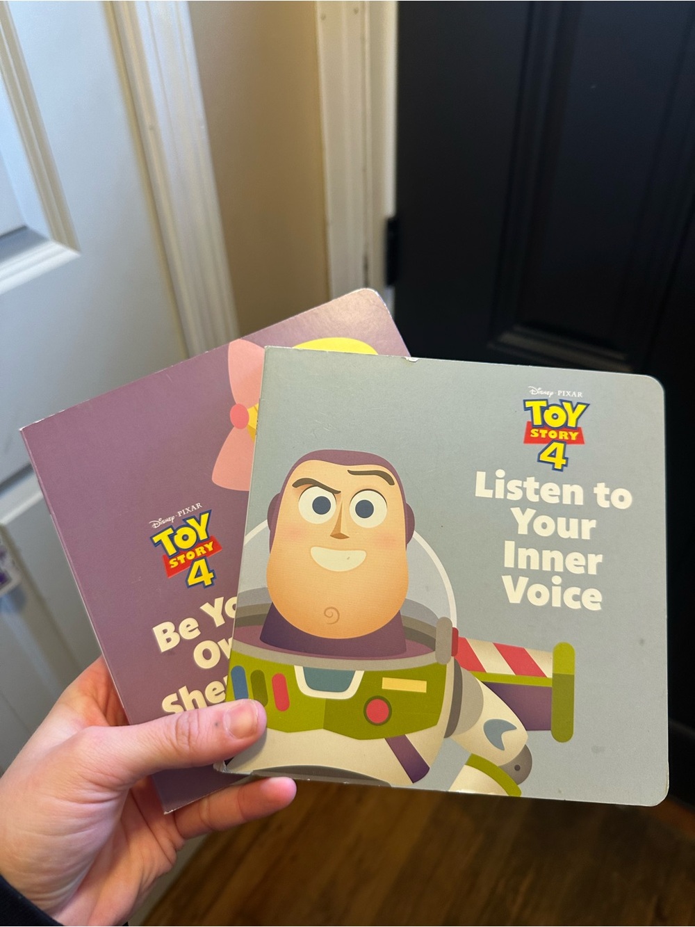Disney Pixar Toy Story 4 Board Books Set of 2 Buzz Lightyear & Bo Peep